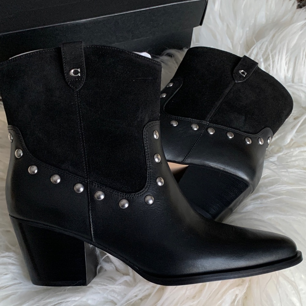 🤠COACH PAULINE STUDDED BOOTIE🤠 - Picture 6 of 13